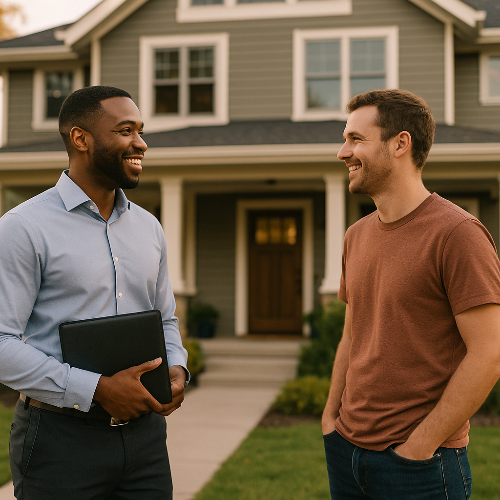 Your Grand Rapids Landian listing agent meeting a client