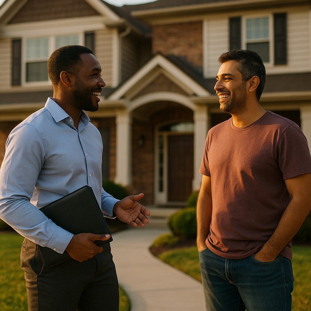 Your Edison Landian listing agent meeting a client