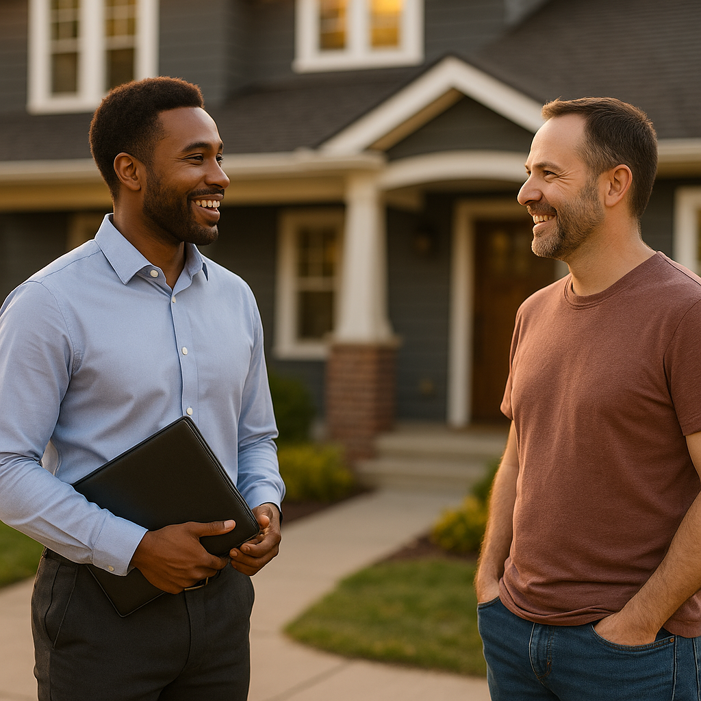 Your Lansing Landian listing agent meeting a client