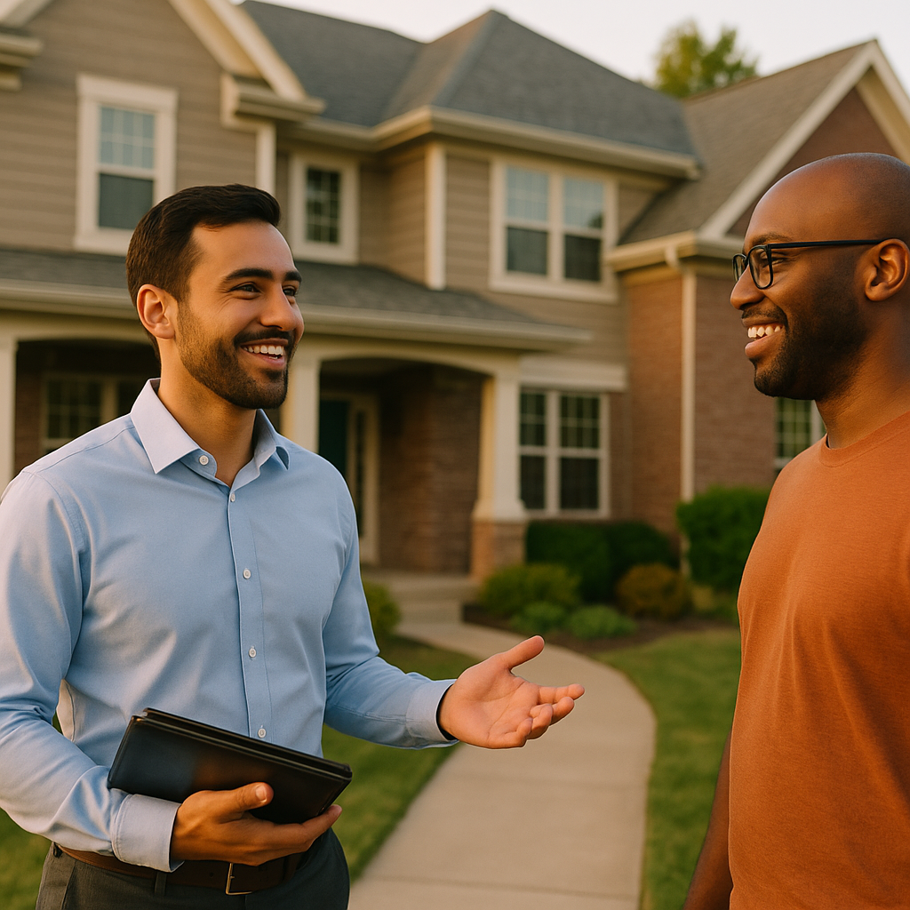 Your Peoria Landian listing agent meeting a client