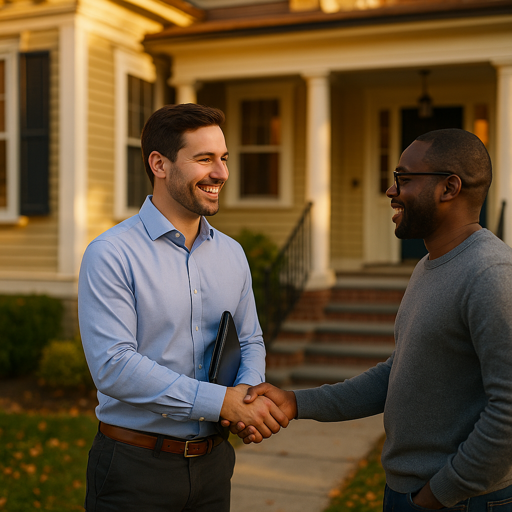 Your Providence Landian listing agent meeting a client