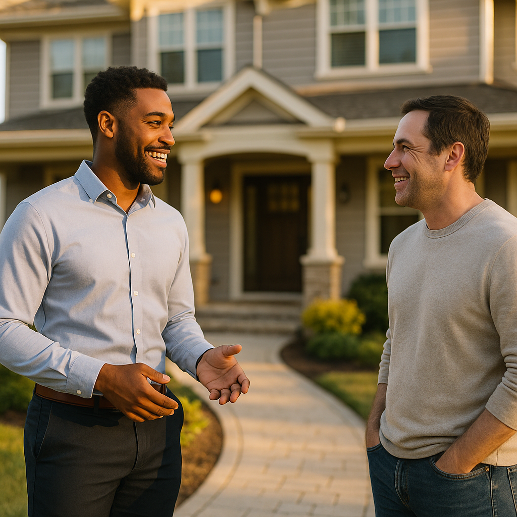 Your Poughkeepsie Landian listing agent meeting a client