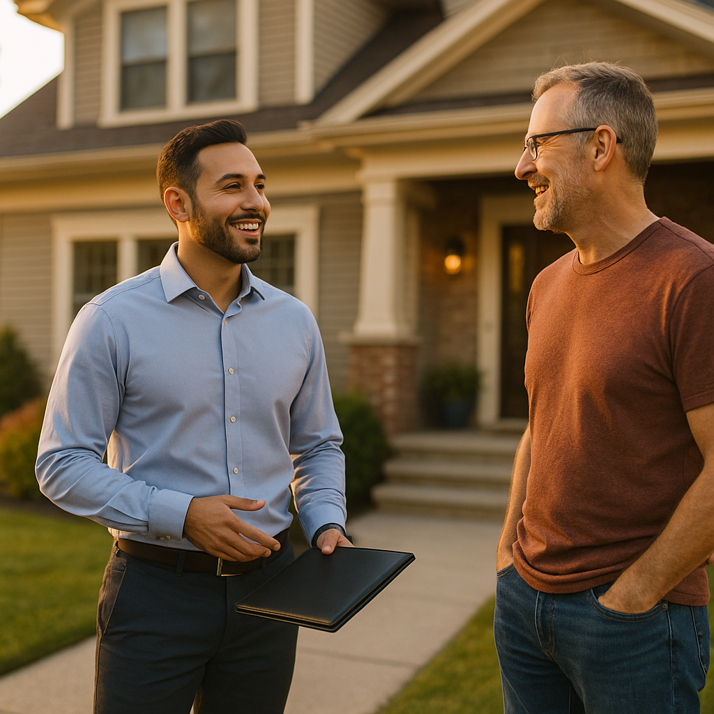 Your Scranton Landian listing agent meeting a client