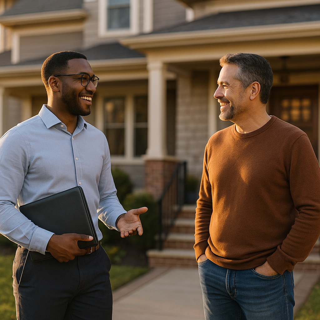Your Paterson Landian listing agent meeting a client