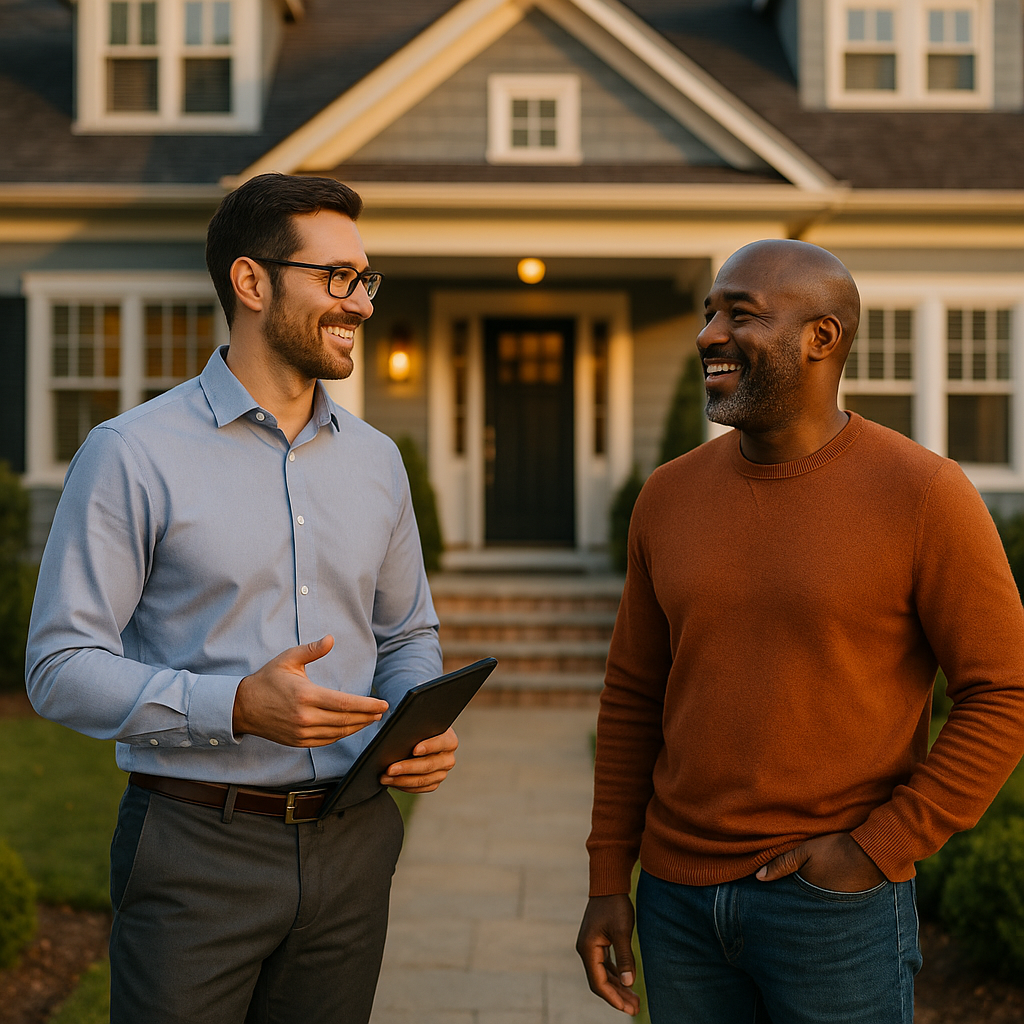 Your Bridgeport Landian listing agent meeting a client