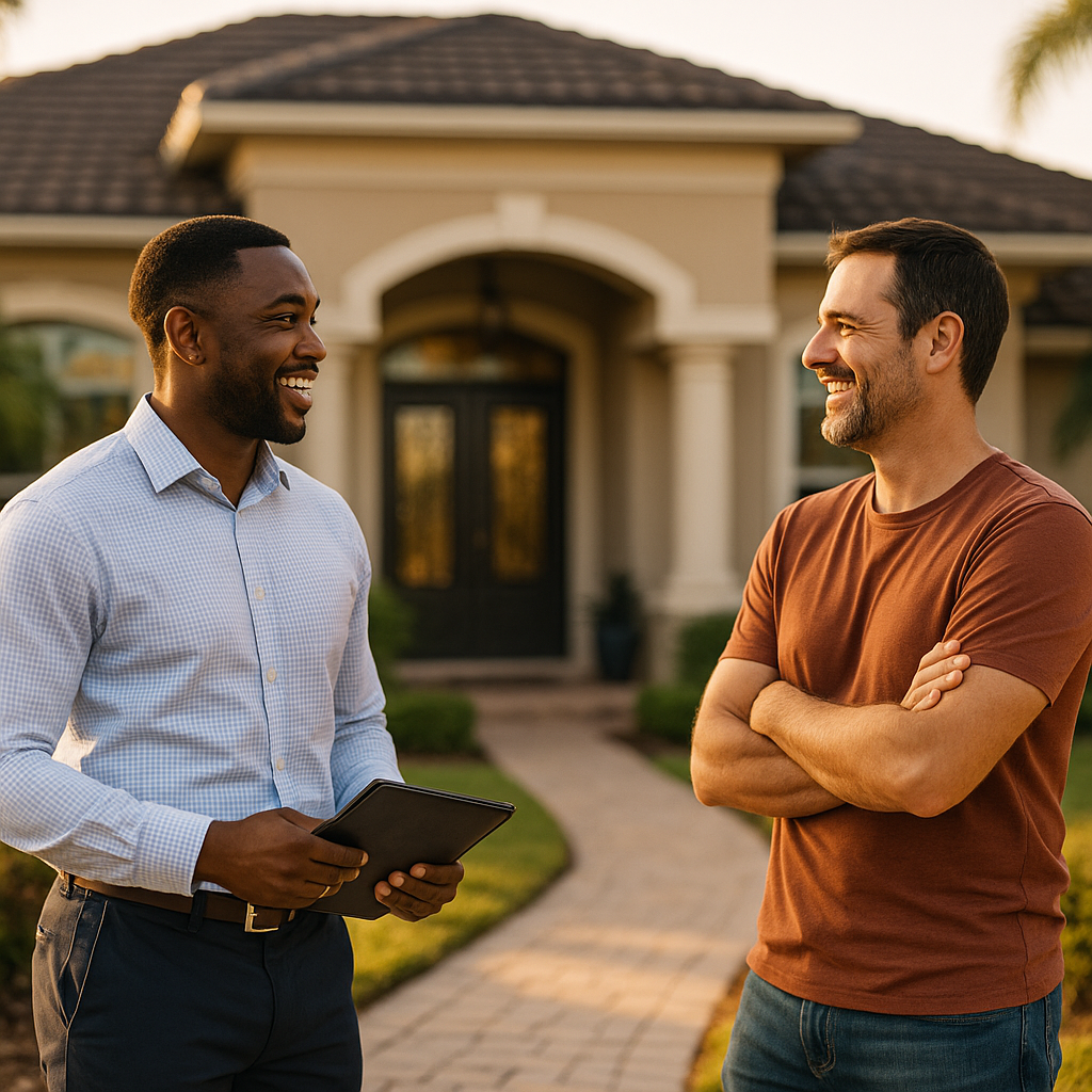 Your Lakeland Landian listing agent meeting a client