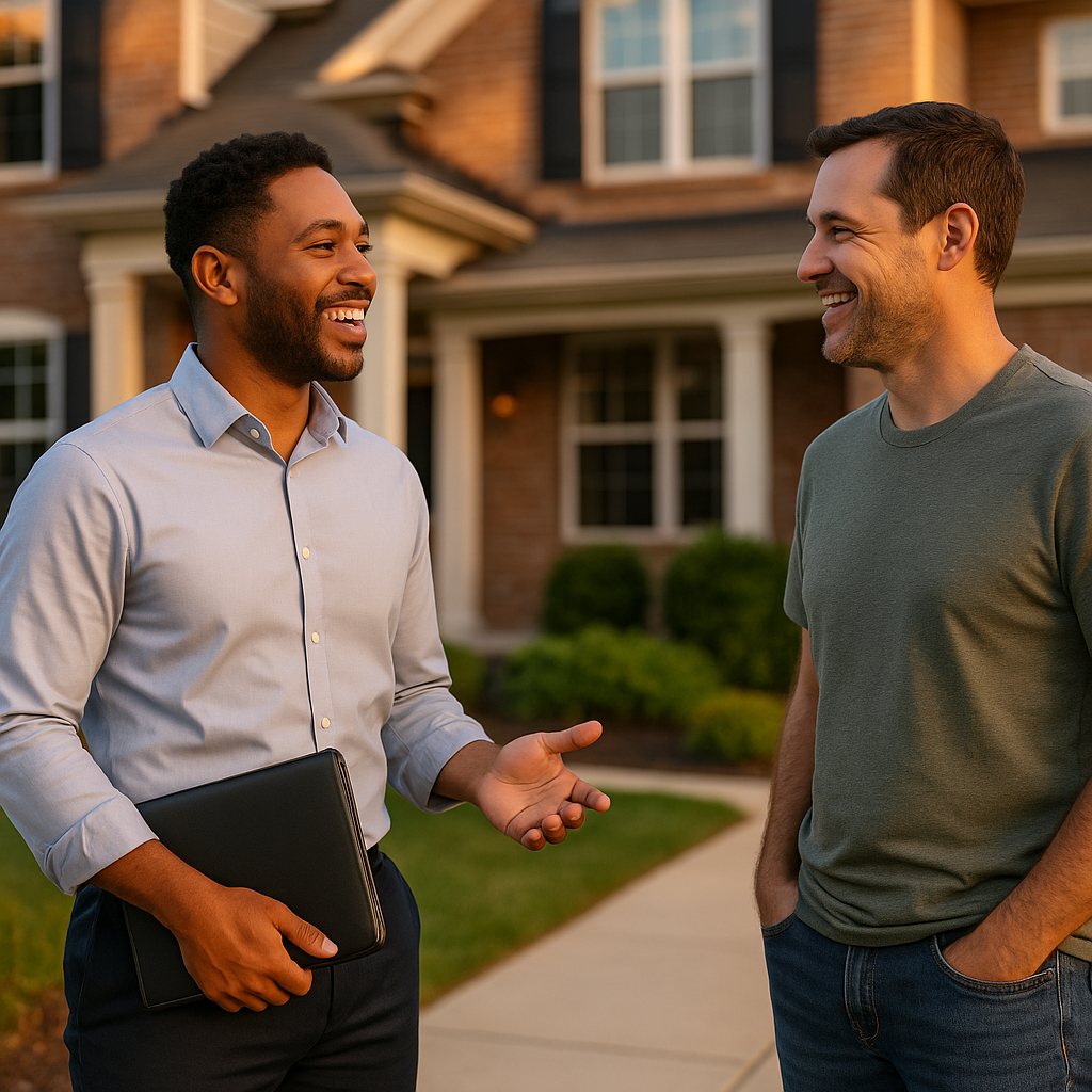 Your Winchester Landian listing agent meeting a client