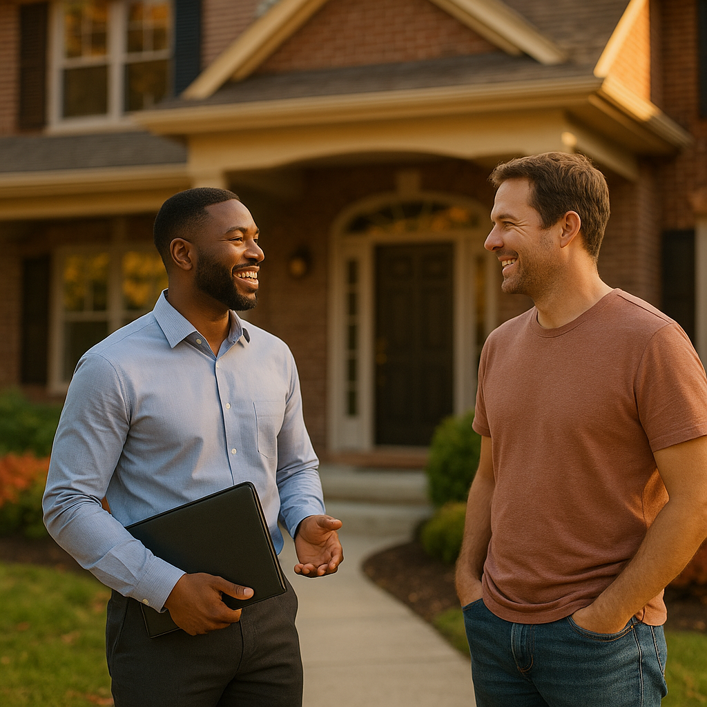 Your Lancaster Landian listing agent meeting a client