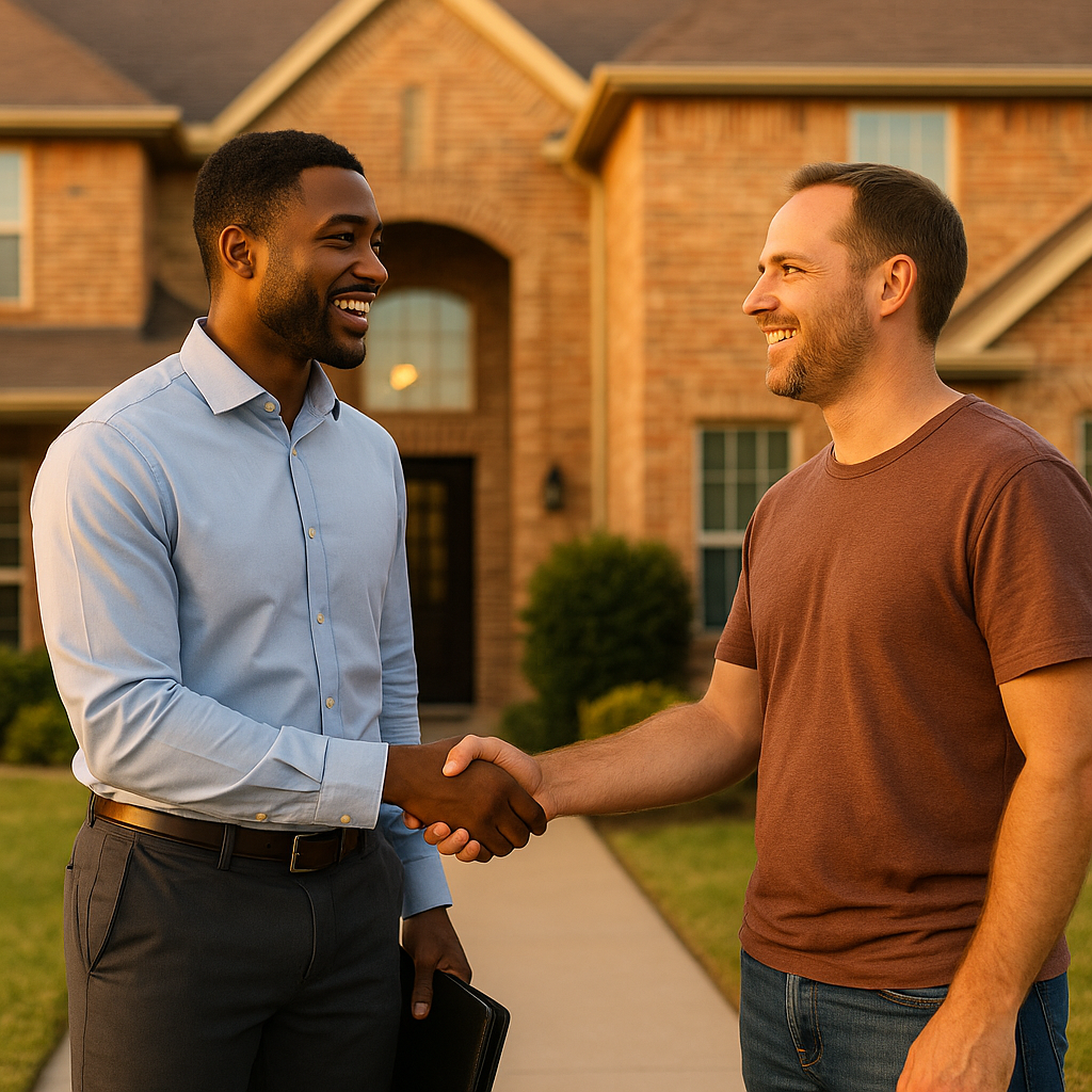 Your Abilene Landian listing agent meeting a client