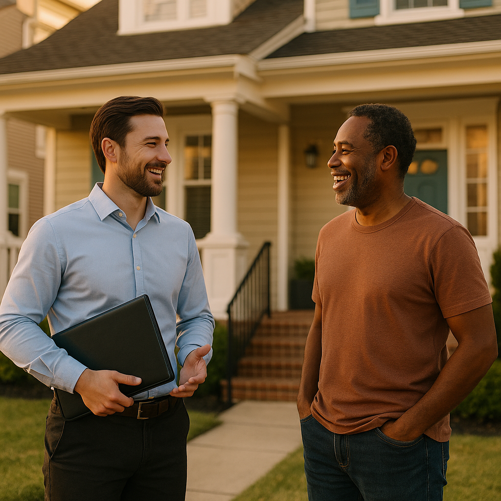 Your Atlantic City Landian listing agent meeting a client