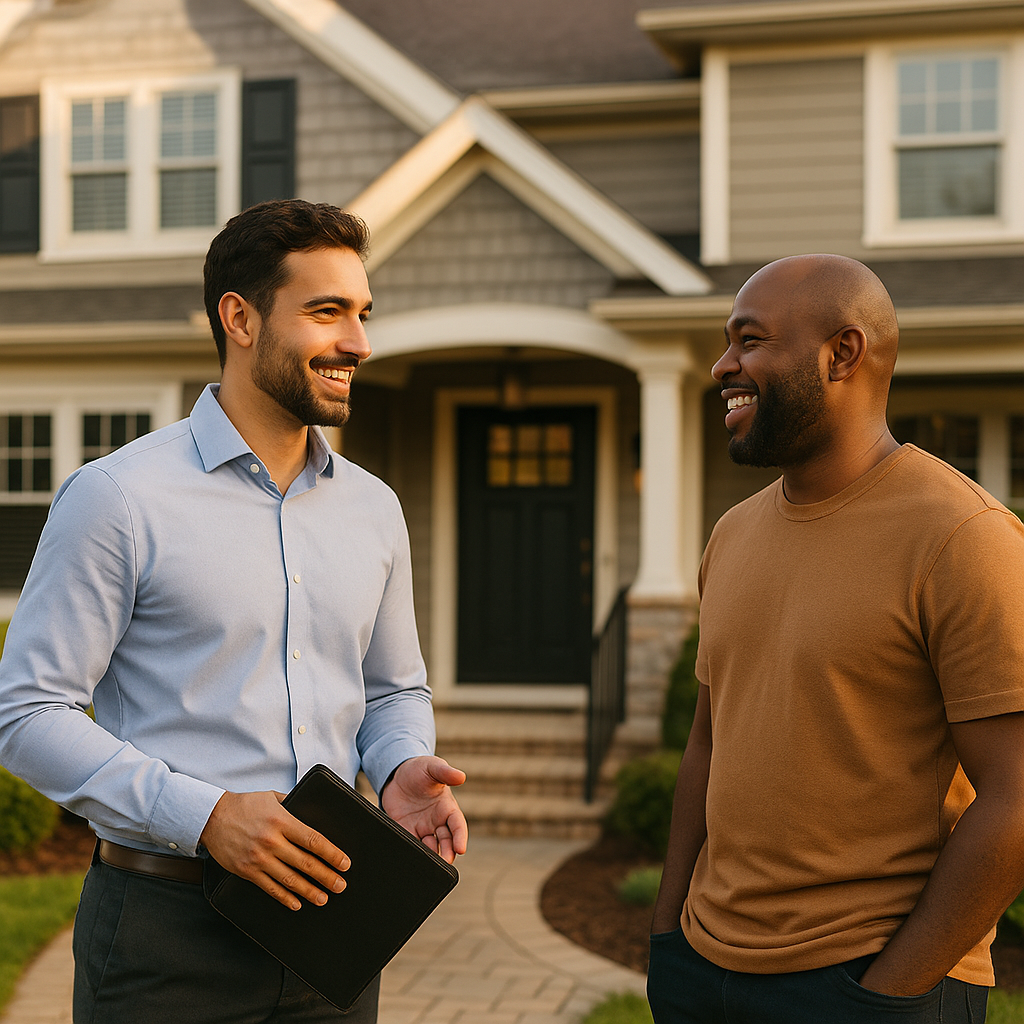 Your Nanuet Landian listing agent meeting a client