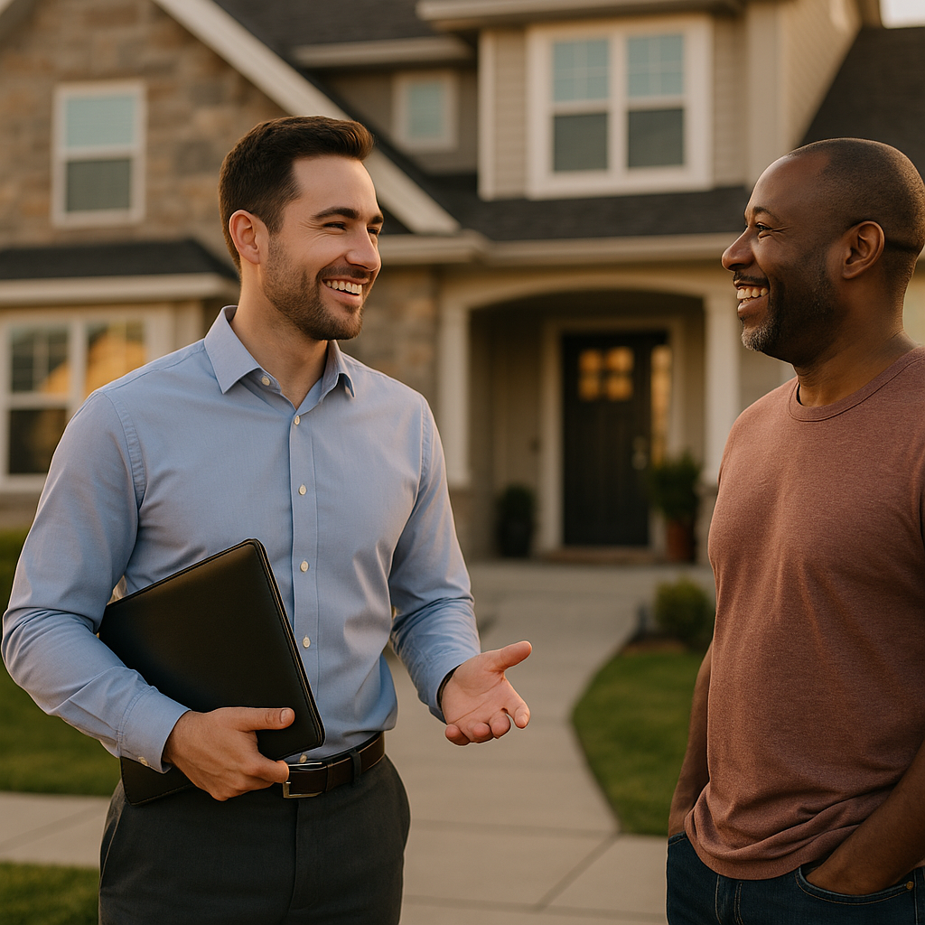 Your American Fork Landian listing agent meeting a client