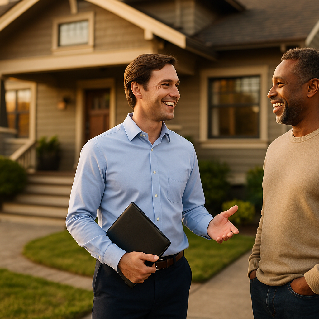 Your Tacoma Landian listing agent meeting a client